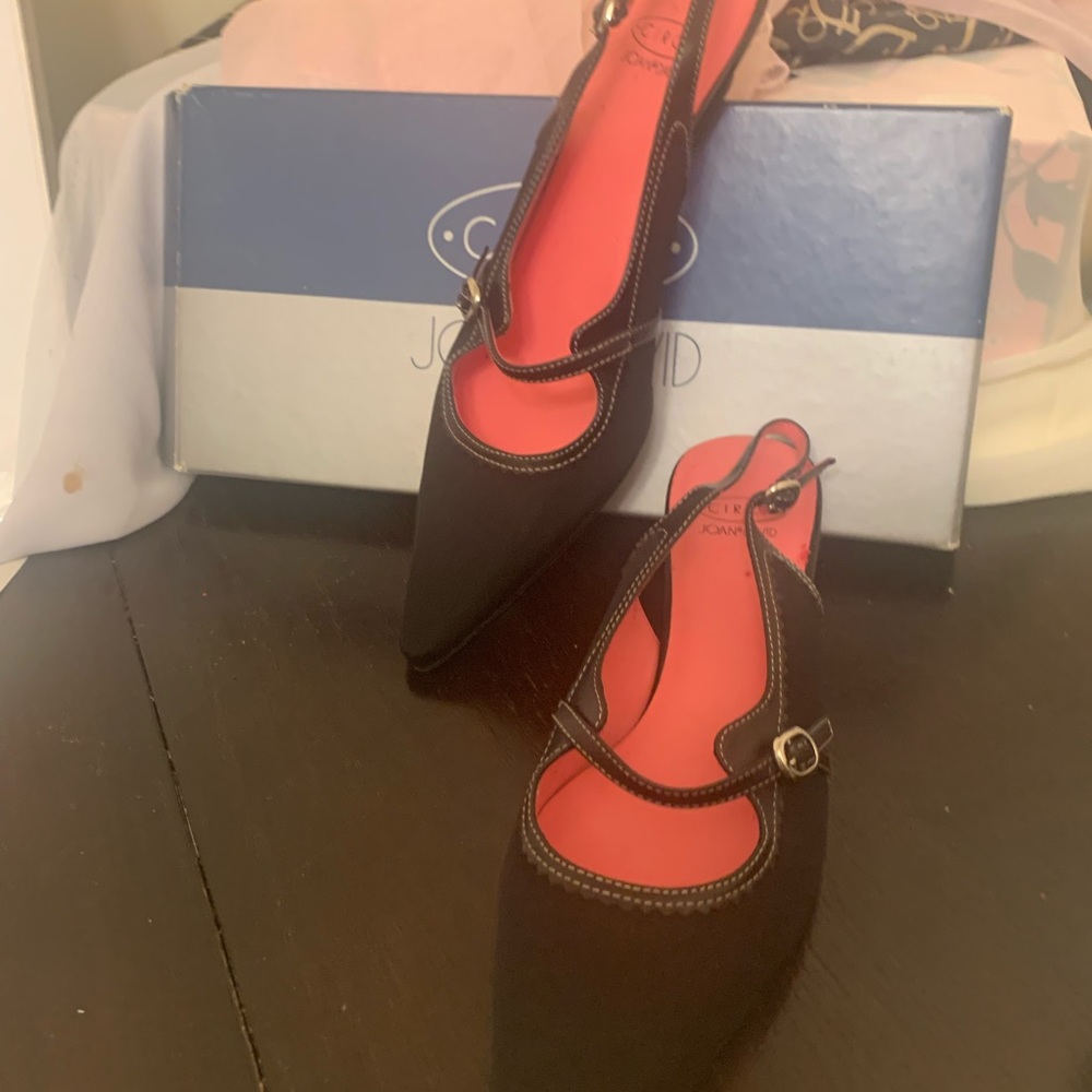 Joan and David kitten heels